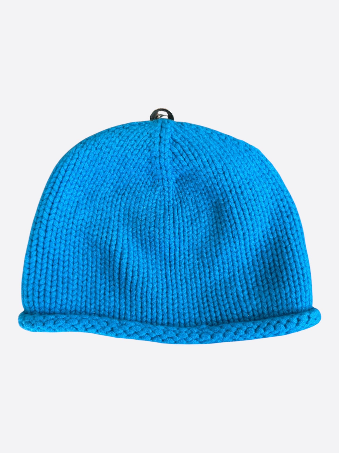 Chrome Hearts Blue & Purple Cross Patch Cashmere Beanie