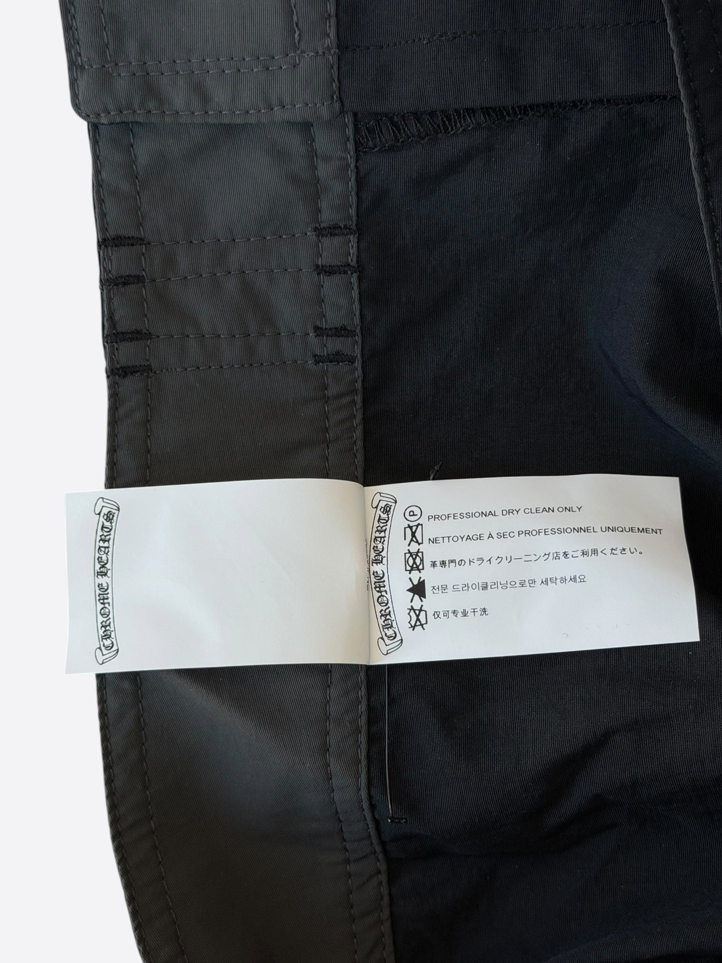 Chrome Hearts Black Star Cross Patch Swimshorts