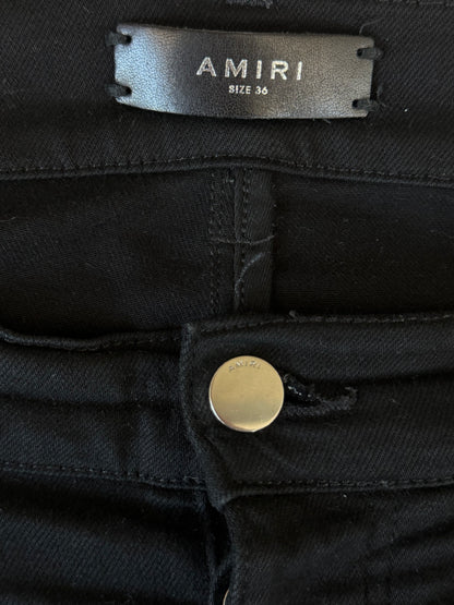 Amiri Black Patch MX1 Jeans