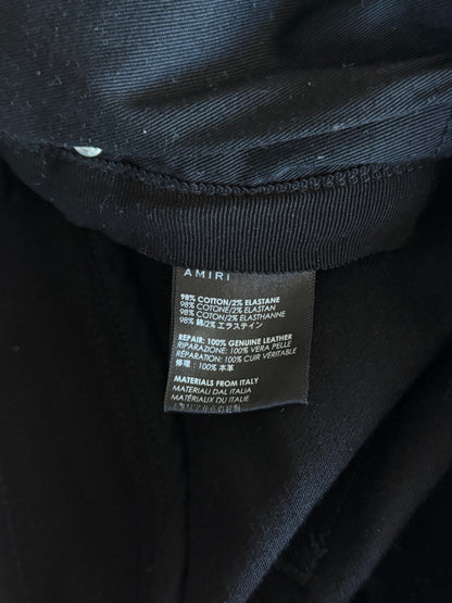Amiri Black Patch MX1 Jeans