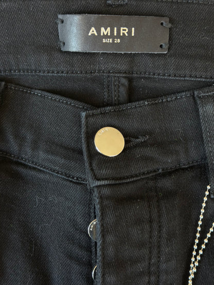 Amiri Black & Blue Patch MX1 Jeans