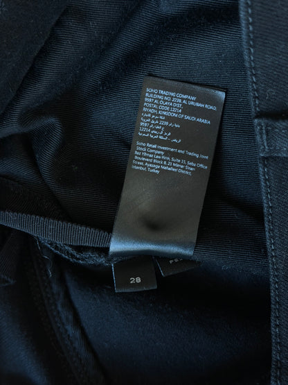 Amiri Black & Blue Patch MX1 Jeans