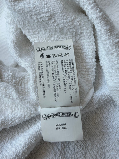 Chrome Hearts White Cross Jacquard Embroidered Sweater