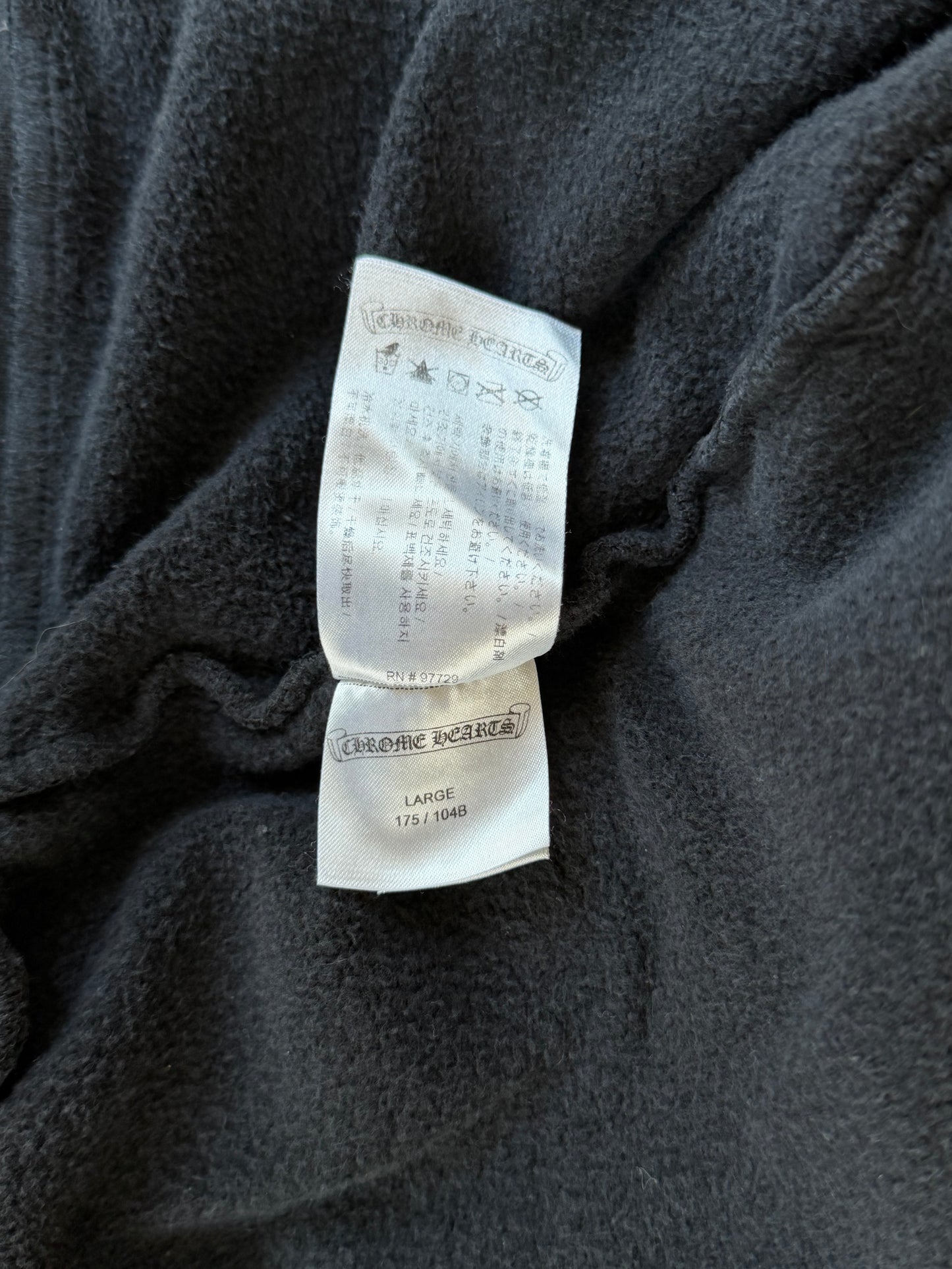 Chrome Hearts Black & Multicolor Cross Zip Up Hoodie