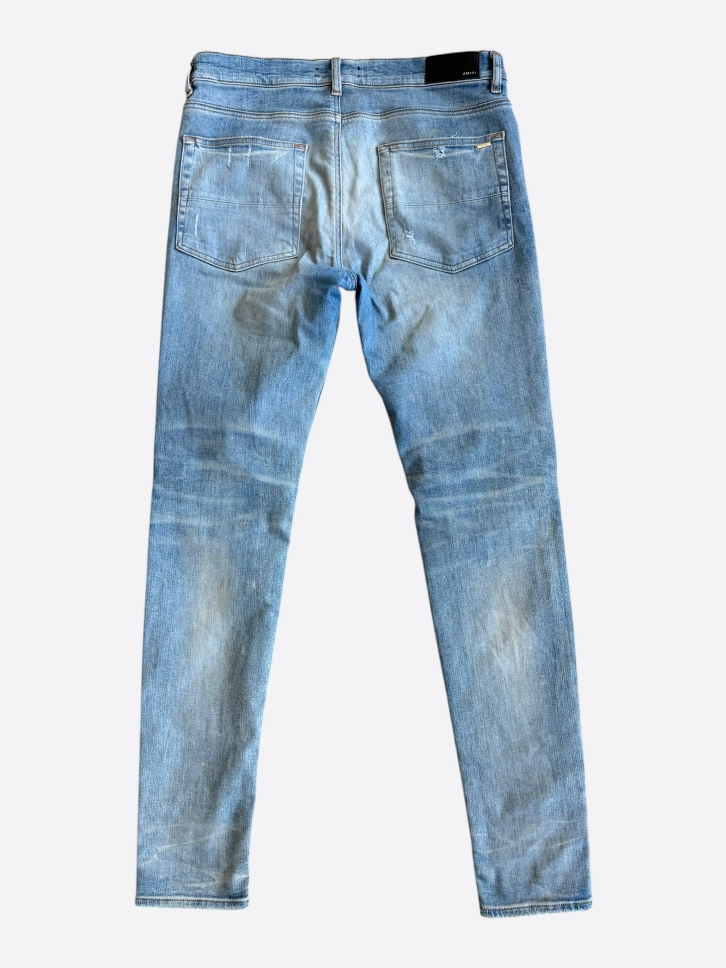 Amiri Clay Indigo & White Patch MX1 Jeans