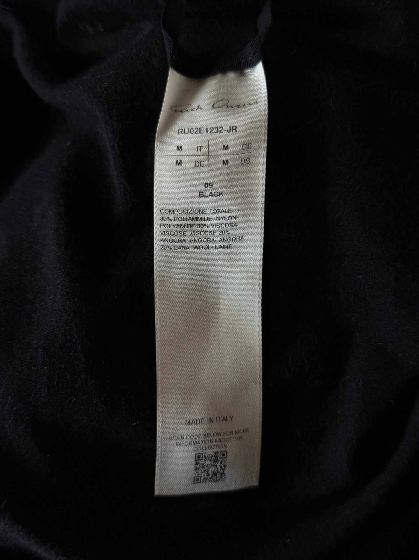 Rick Owens Black Brad T-Shirt