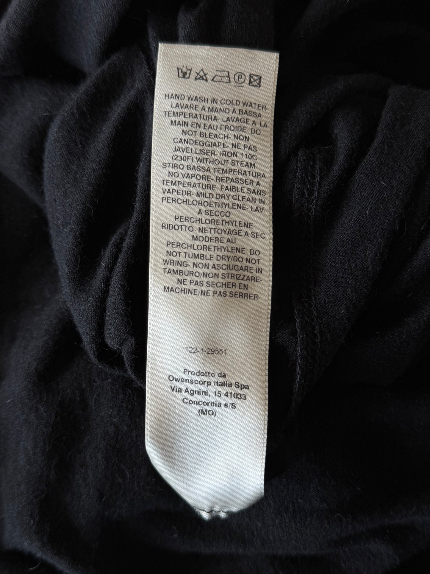 Rick Owens Black Brad T-Shirt