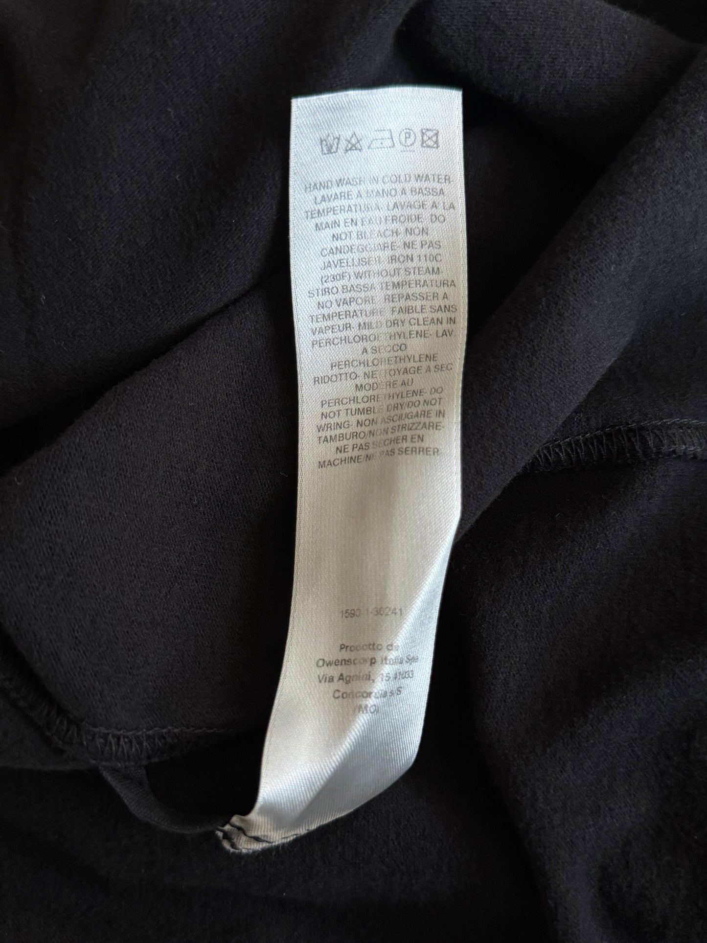 Rick Owens Black Jumbo T-Shirt
