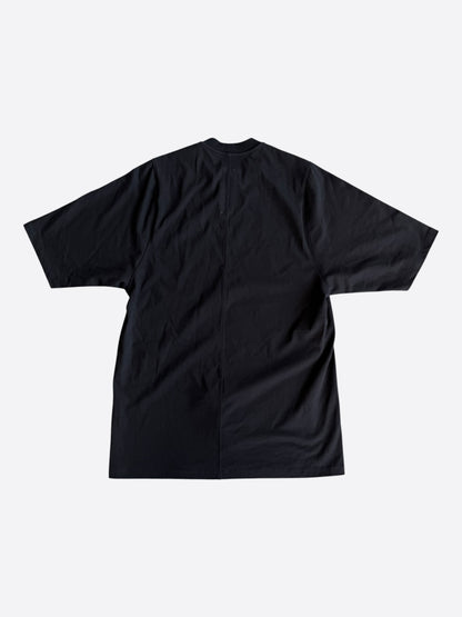 Rick Owens Black Eyelet Jumbo T-Shirt