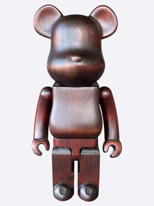 Bearbrick Karimoku Rosewood Paint 1000% Bearbrick