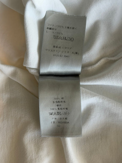 Dior White CD Icon Embroidered T-Shirt