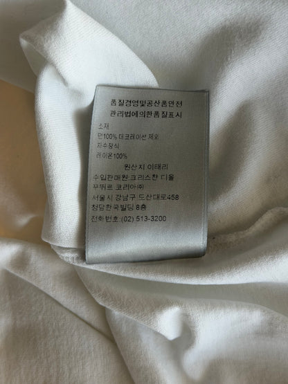 Dior White CD Icon Embroidered T-Shirt