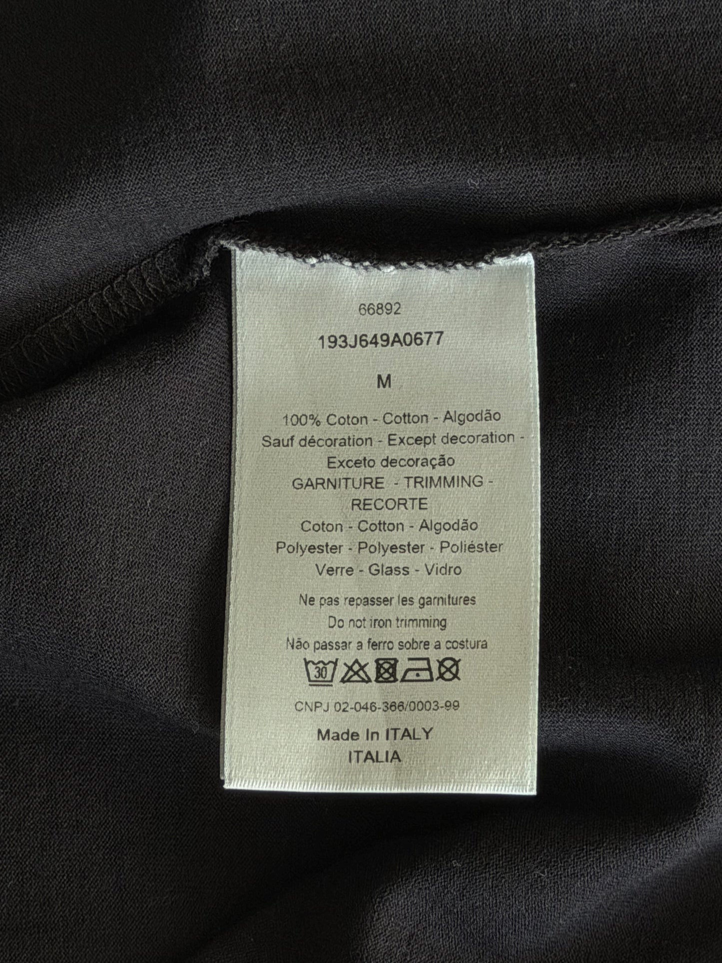 Dior Kenny Scharf Black & Green Embroidered Logo T-Shirt