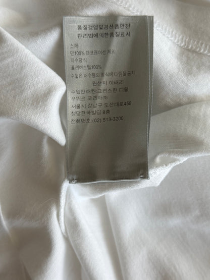 Dior White 1947 Embroidered Logo T-Shirt
