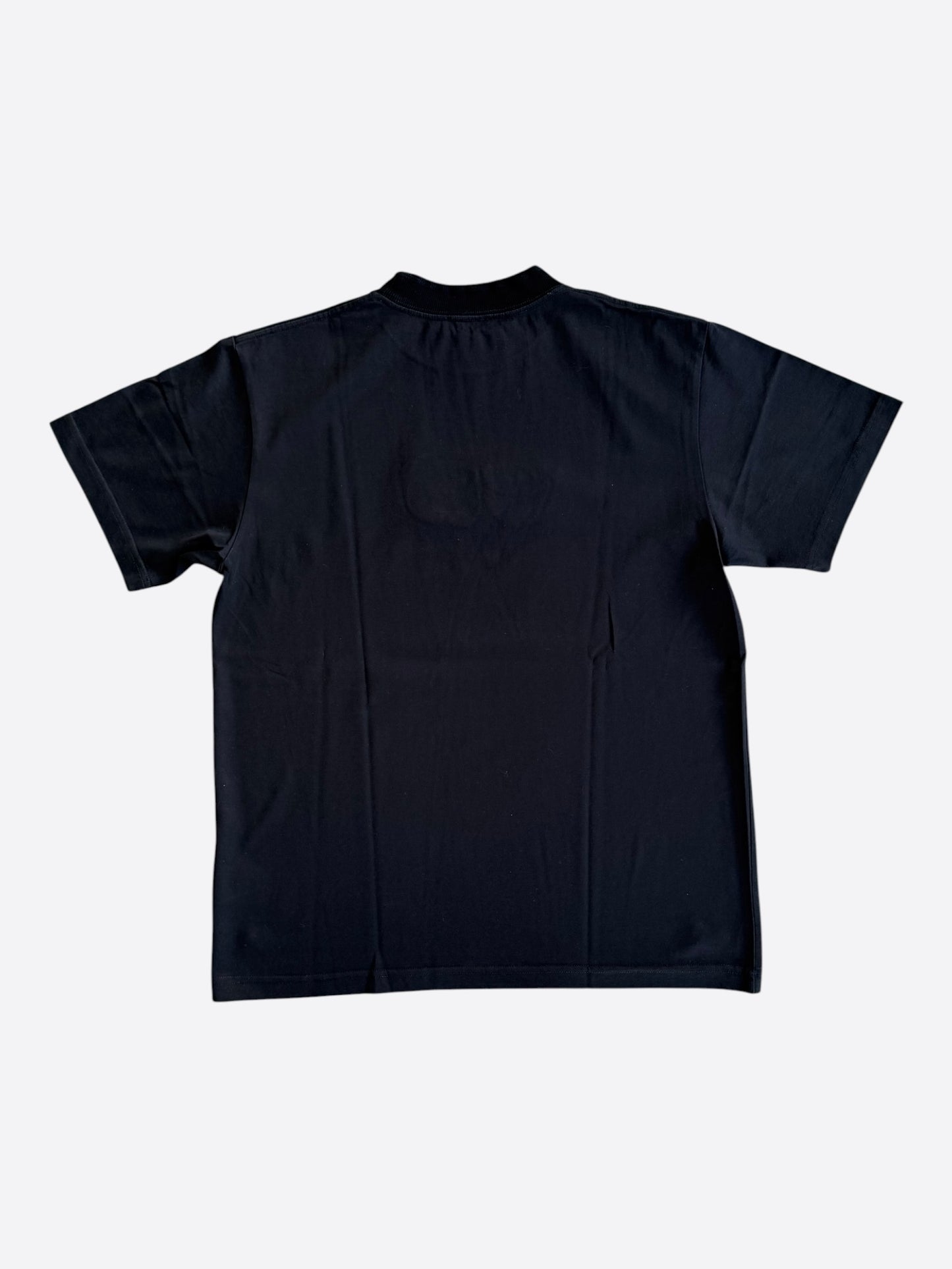 Dior Kenny Scharf Black & Green Embroidered Logo T-Shirt