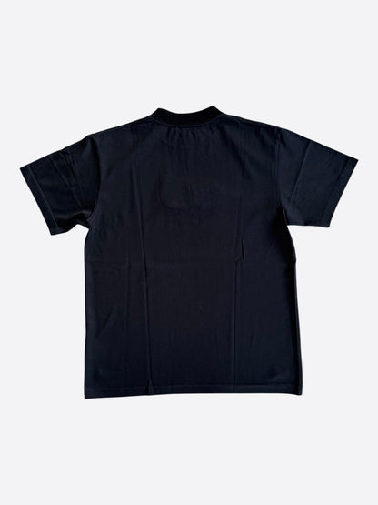 Dior Kenny Scharf Black & Green Embroidered Logo T-Shirt