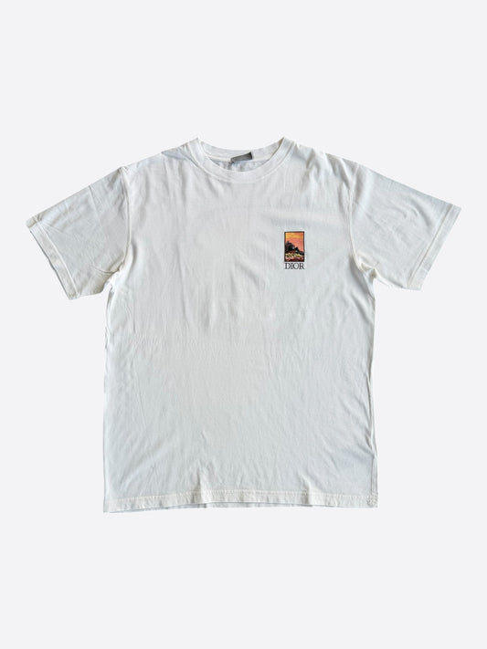 Dior White Mount Zion Graphic T-Shirt