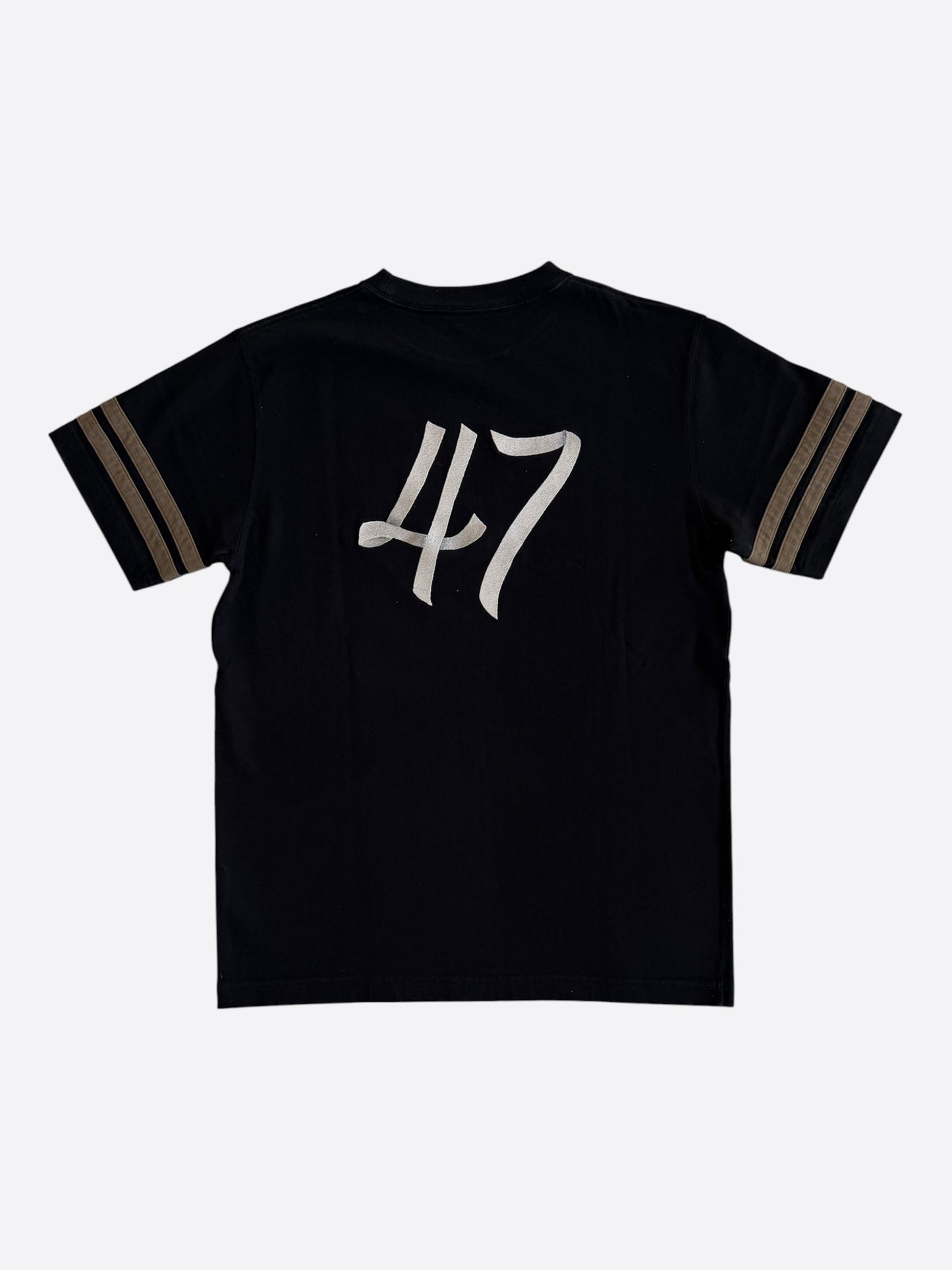 Dior Black & Silver 47 Logo T-Shirt