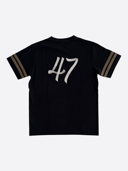 Dior Black & Silver 47 Logo T-Shirt