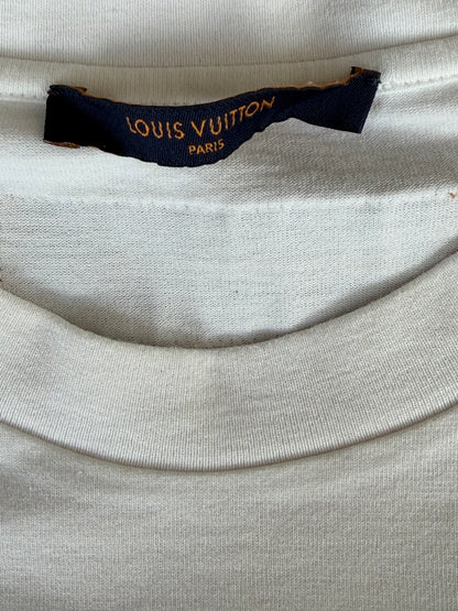 Louis Vuitton White Multicolor Pastel Monogram T-Shirt