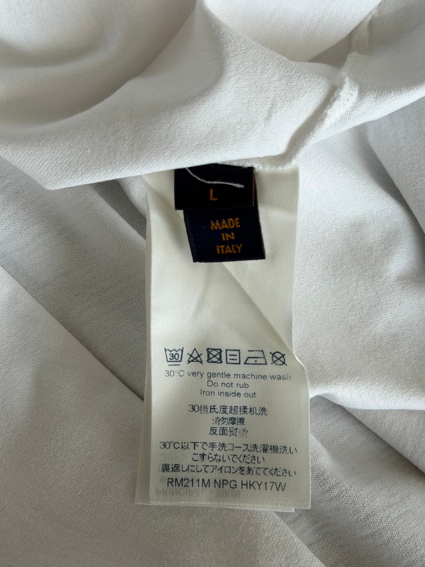 Louis Vuitton White Multicolor Pastel Monogram T-Shirt