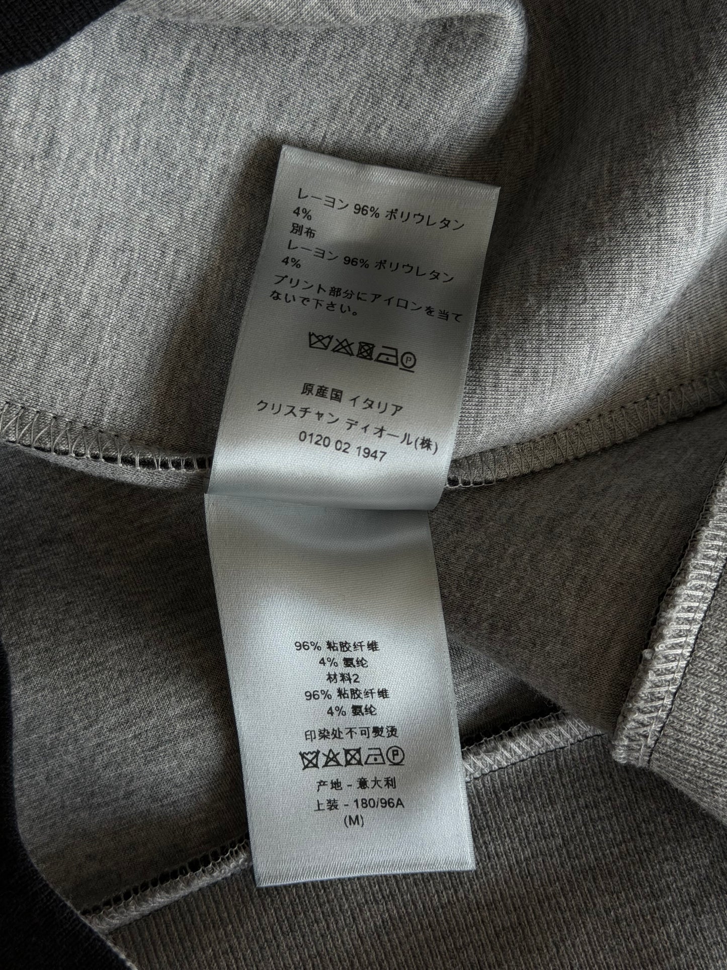 Dior Black & White Atelier Logo Sweater