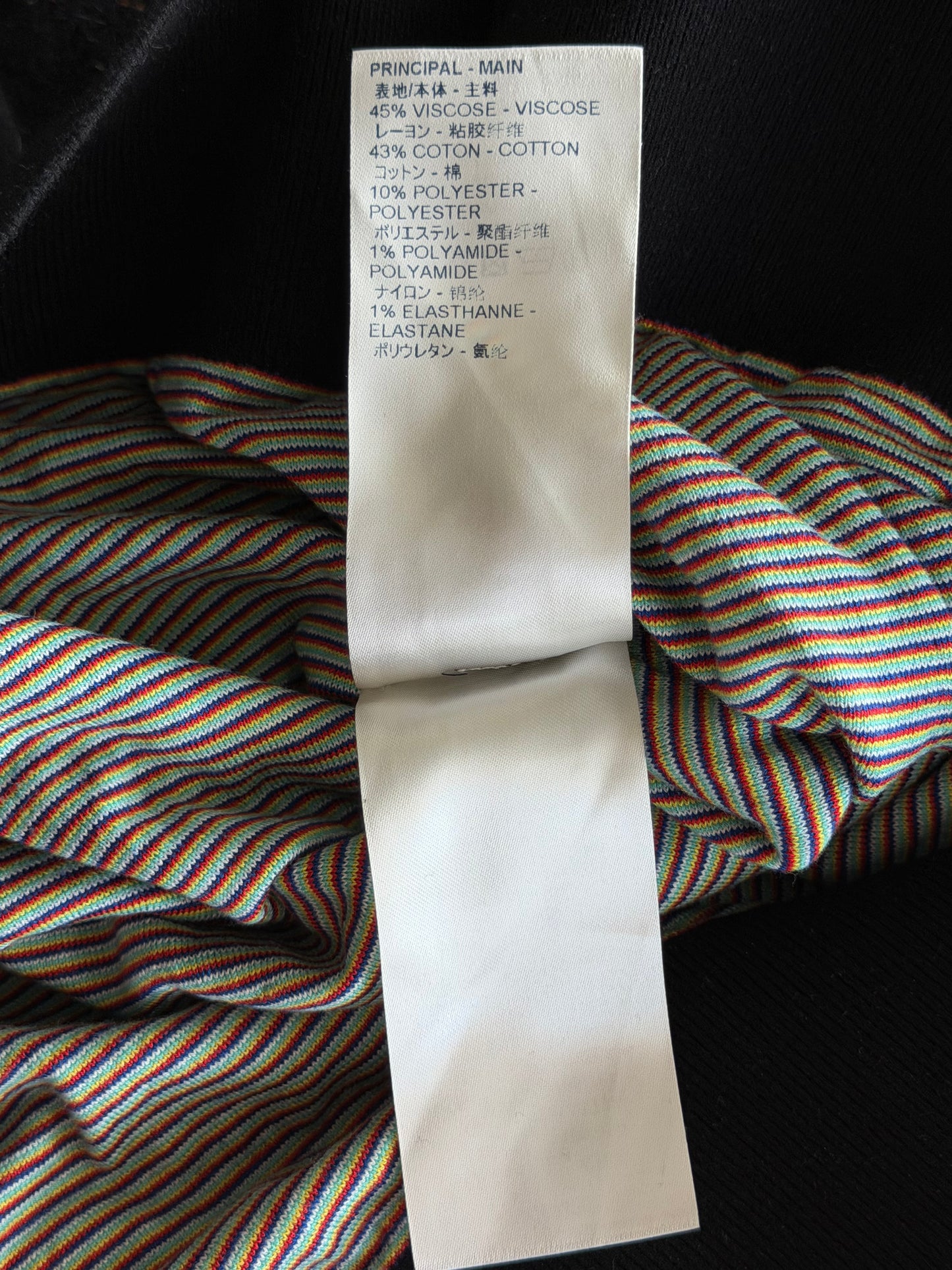 Louis Vuitton Black & Multicolor Monogram Sweater