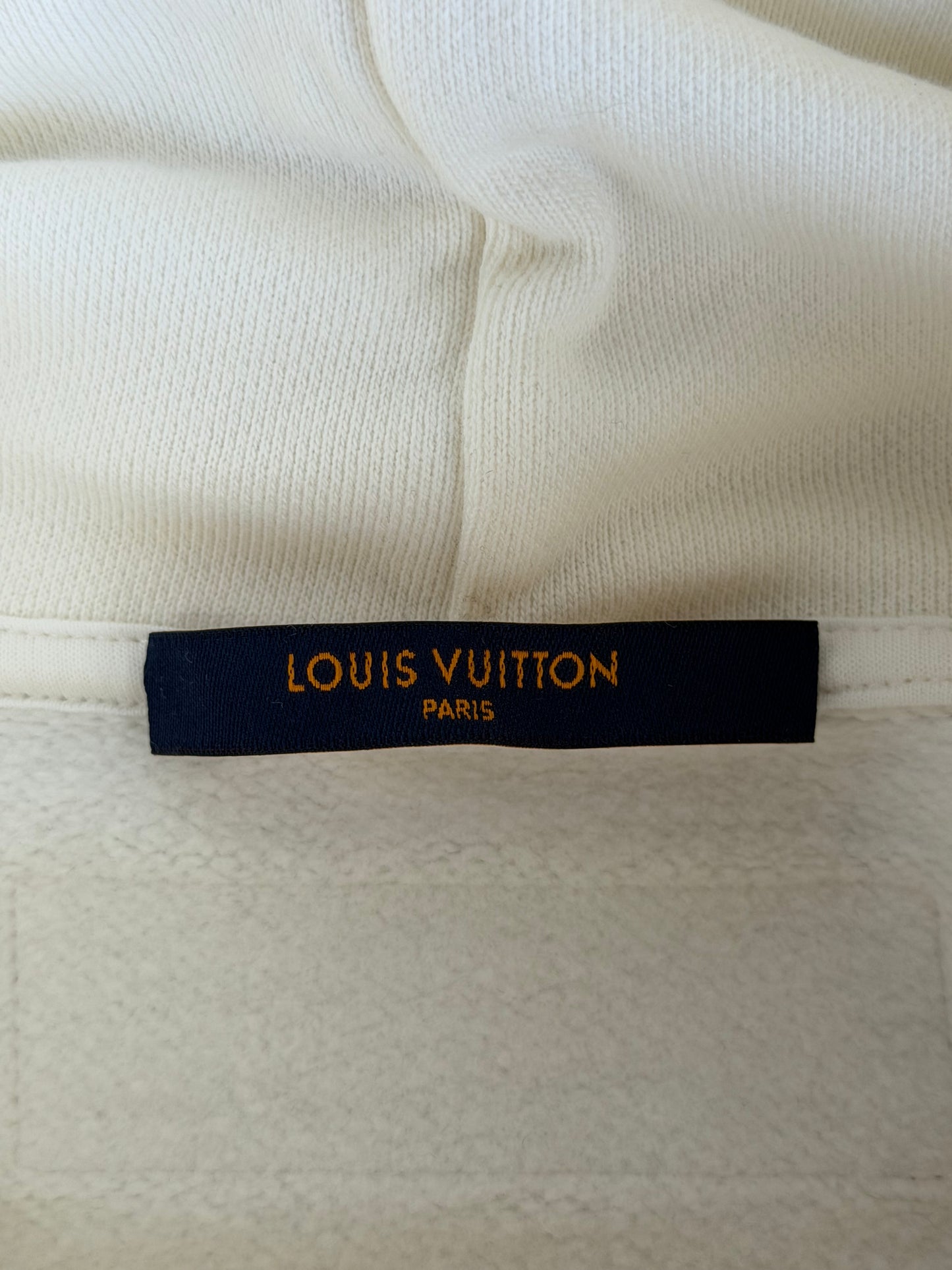 Louis Vuitton White Staples Hoodie