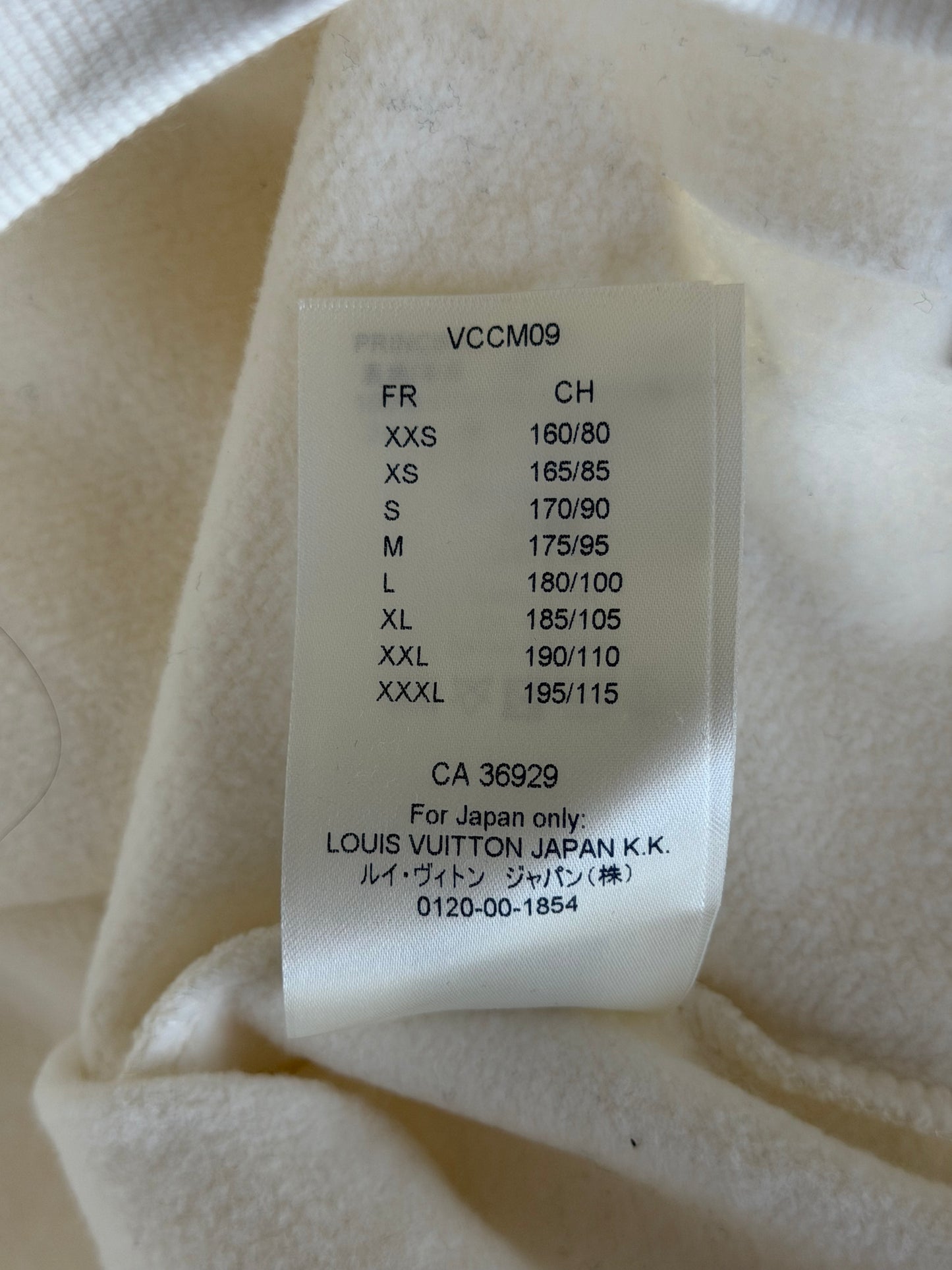 Louis Vuitton White Staples Hoodie