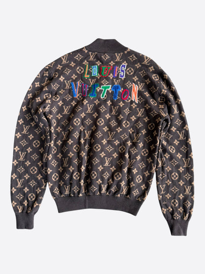 Louis Vuitton Brown Monogram NBA Bomber Jacket