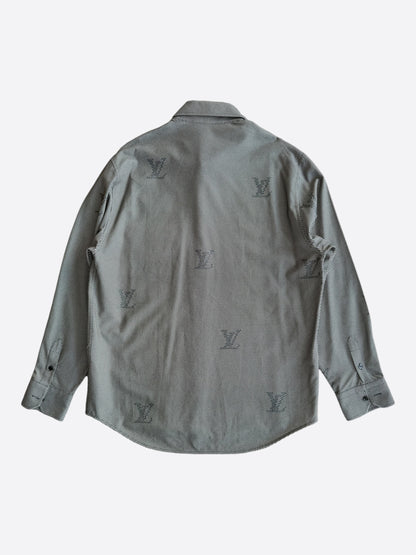 Louis Vuitton Nigo Mini Damier Logo Button Up Shirt