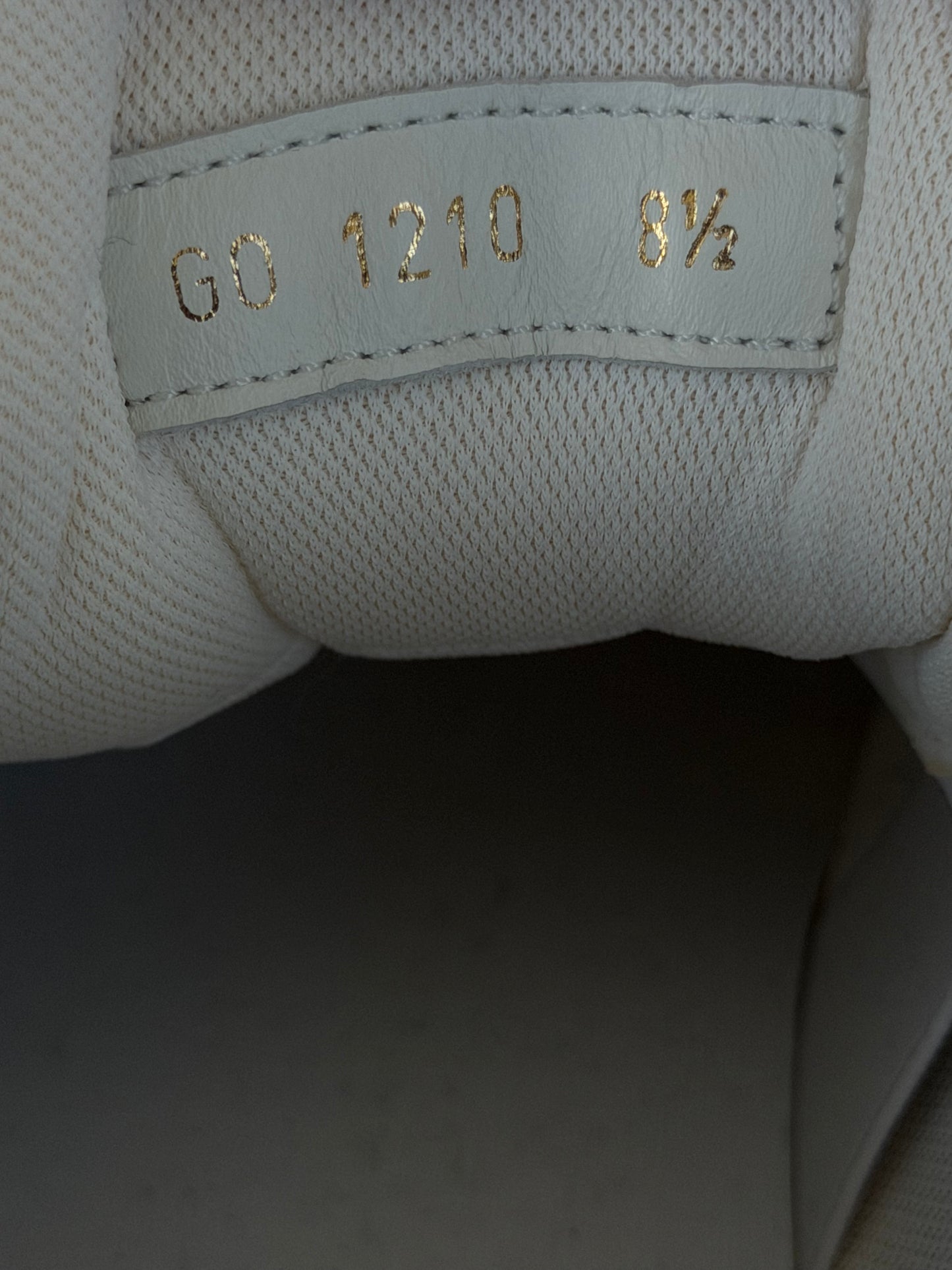 Louis Vuitton Lucien Clarke White & Orange 'A View' Sneakers