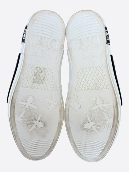 Dior White & Yellow Oblique B23 Sneakers