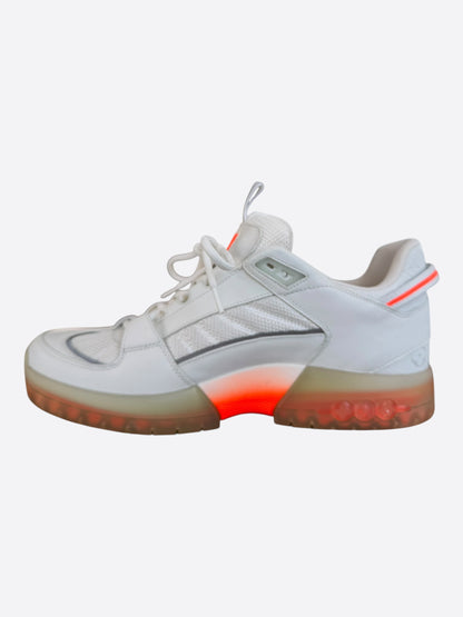 Louis Vuitton Lucien Clarke White & Orange 'A View' Sneakers
