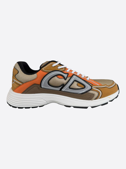 Dior Brown & Orange B30 Sneakers