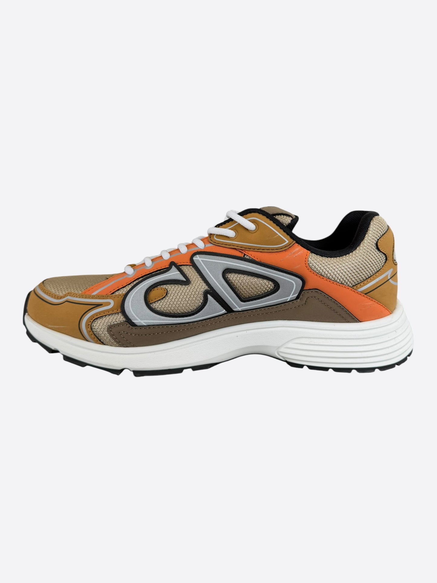 Dior Brown & Orange B30 Sneakers