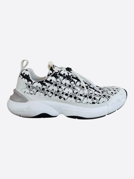Dior White & Black Oblique B24 Sneakers