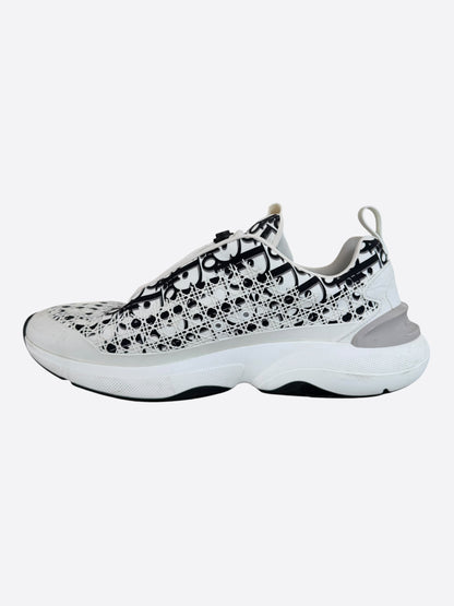 Dior White & Black Oblique B24 Sneakers