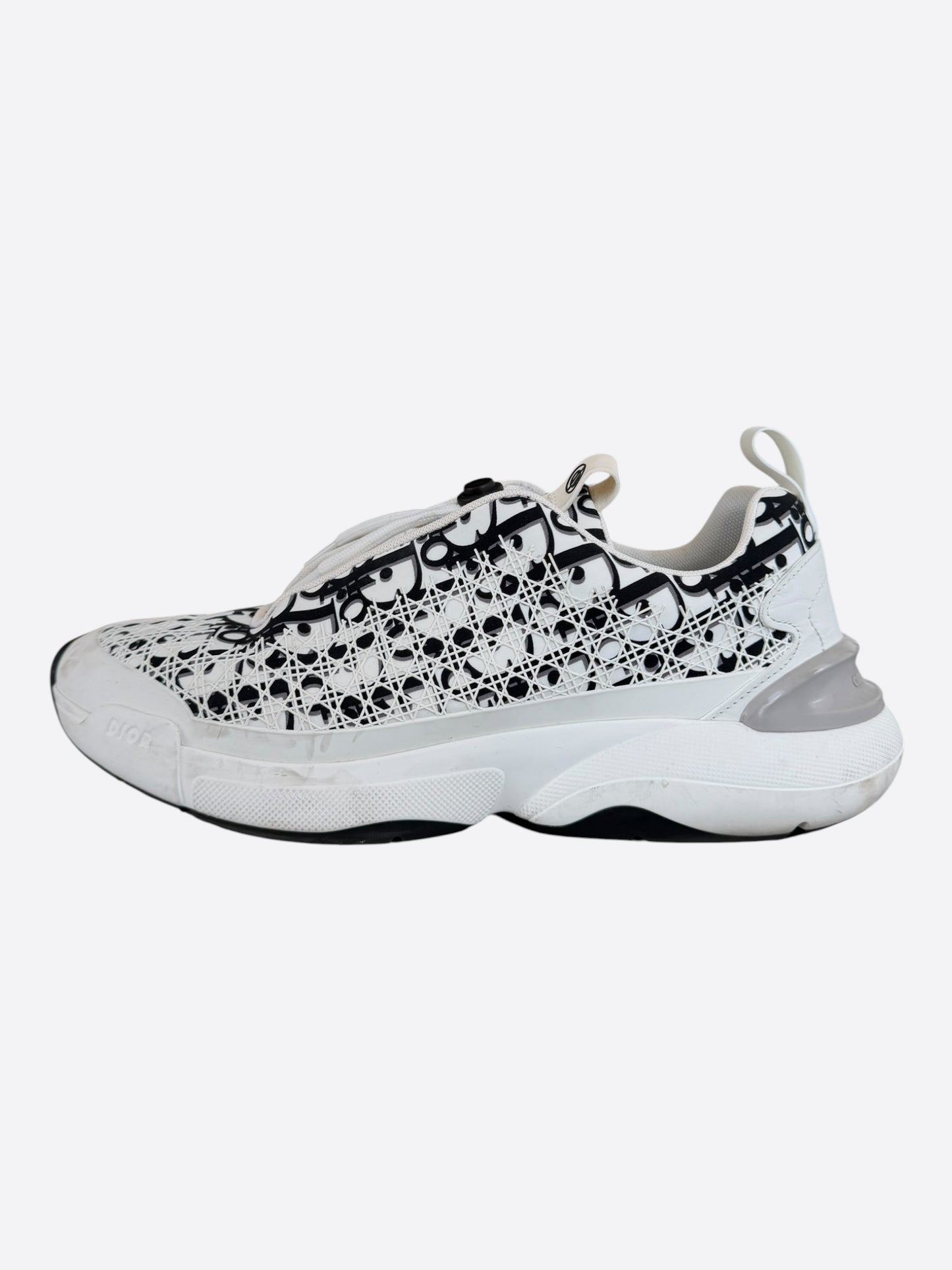 Dior White & Black Oblique B24 Sneakers