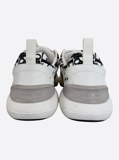 Dior White & Black Oblique B24 Sneakers