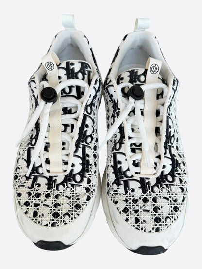 Dior White & Black Oblique B24 Sneakers