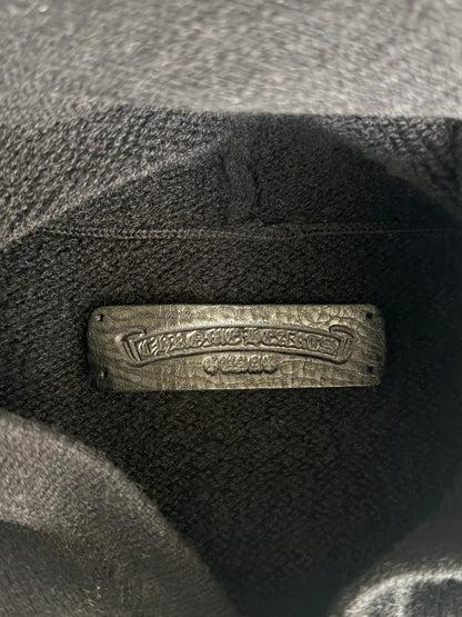Chrome Hearts Black & White Floral Cashmere Hoodie
