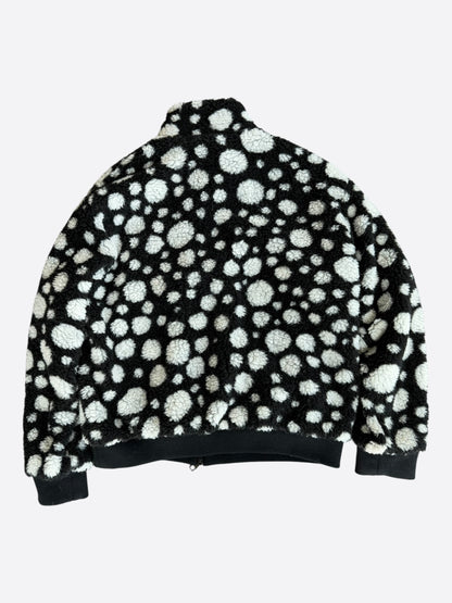 Louis Vuitton Yayoi Kusama Black & White Polka Dot Fleece Jacket