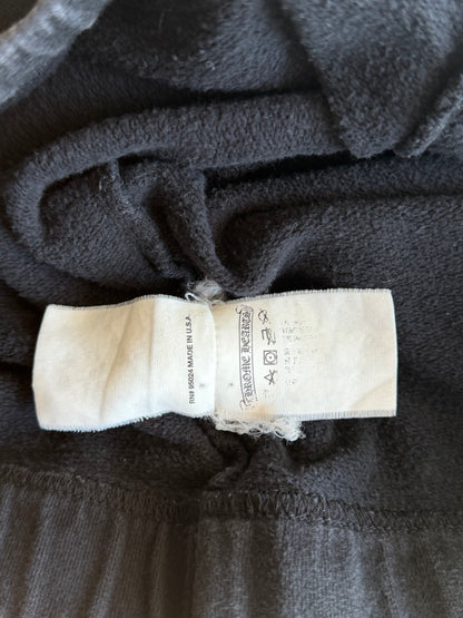 Chrome Hearts Black & Yellow Script Logo Sweatpants