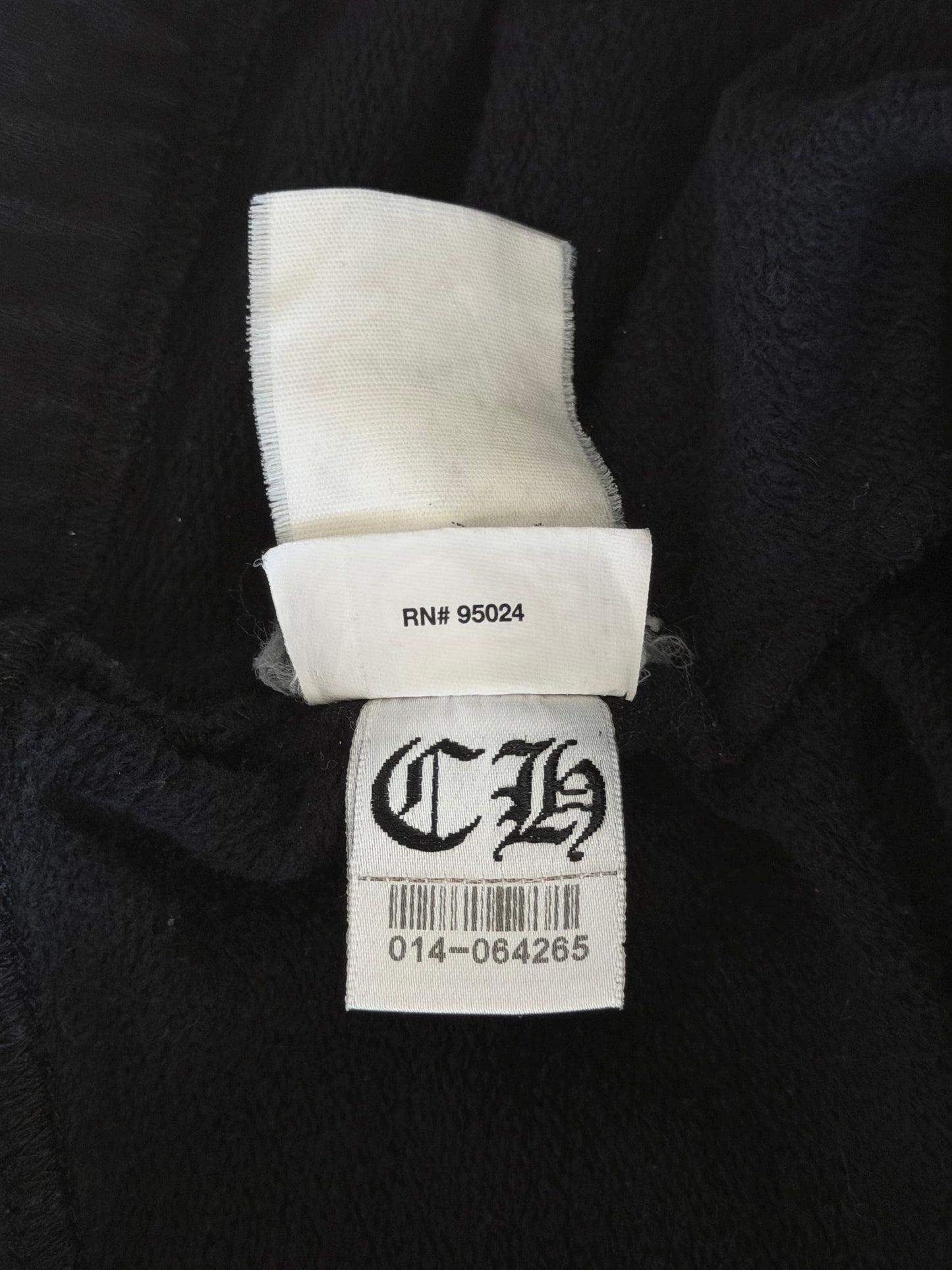 Chrome Hearts Black & Yellow Script Logo Sweatpants