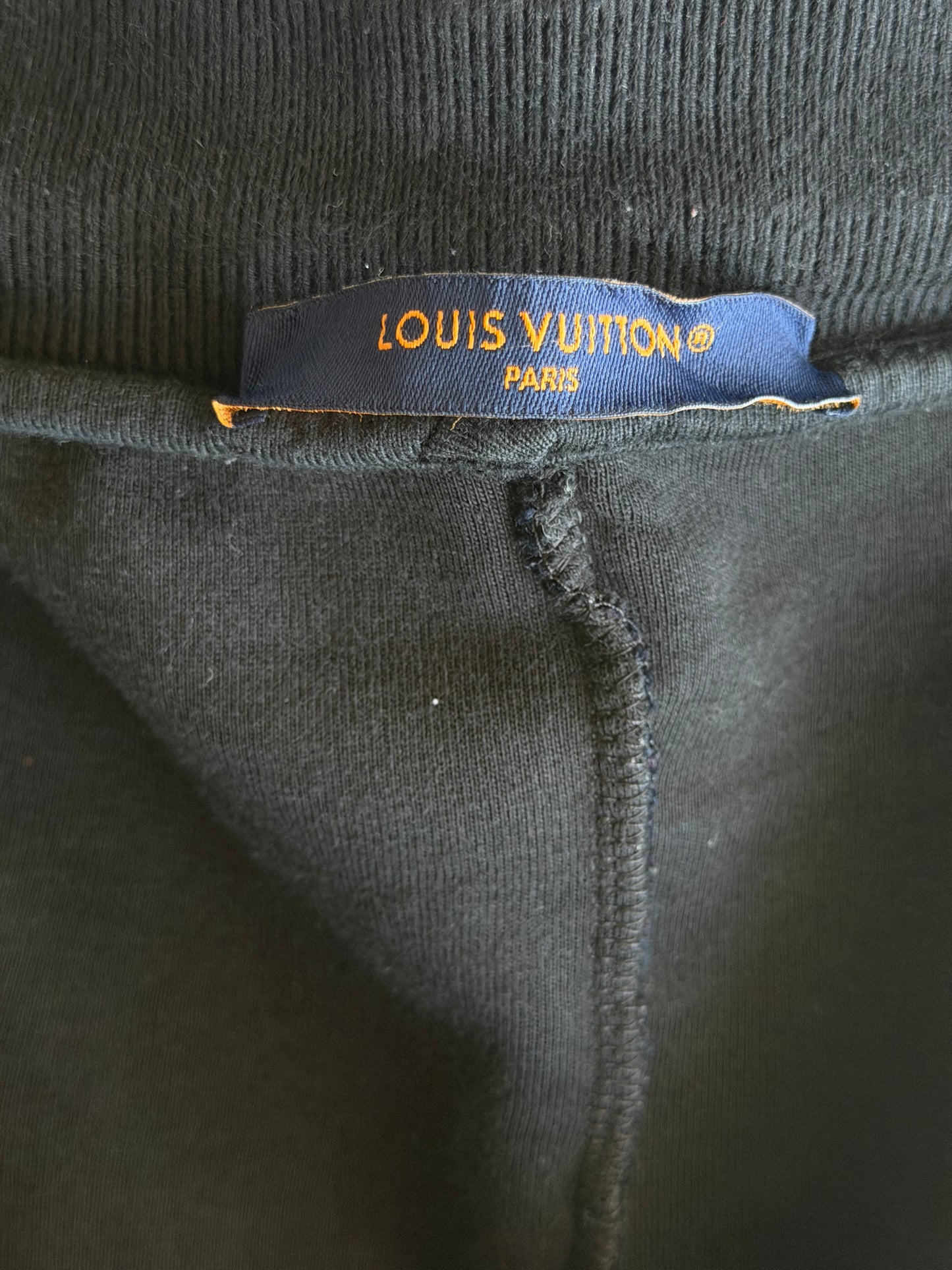 Louis Vuitton Green, Black & Yellow Gradient Monogram Velvet Pants