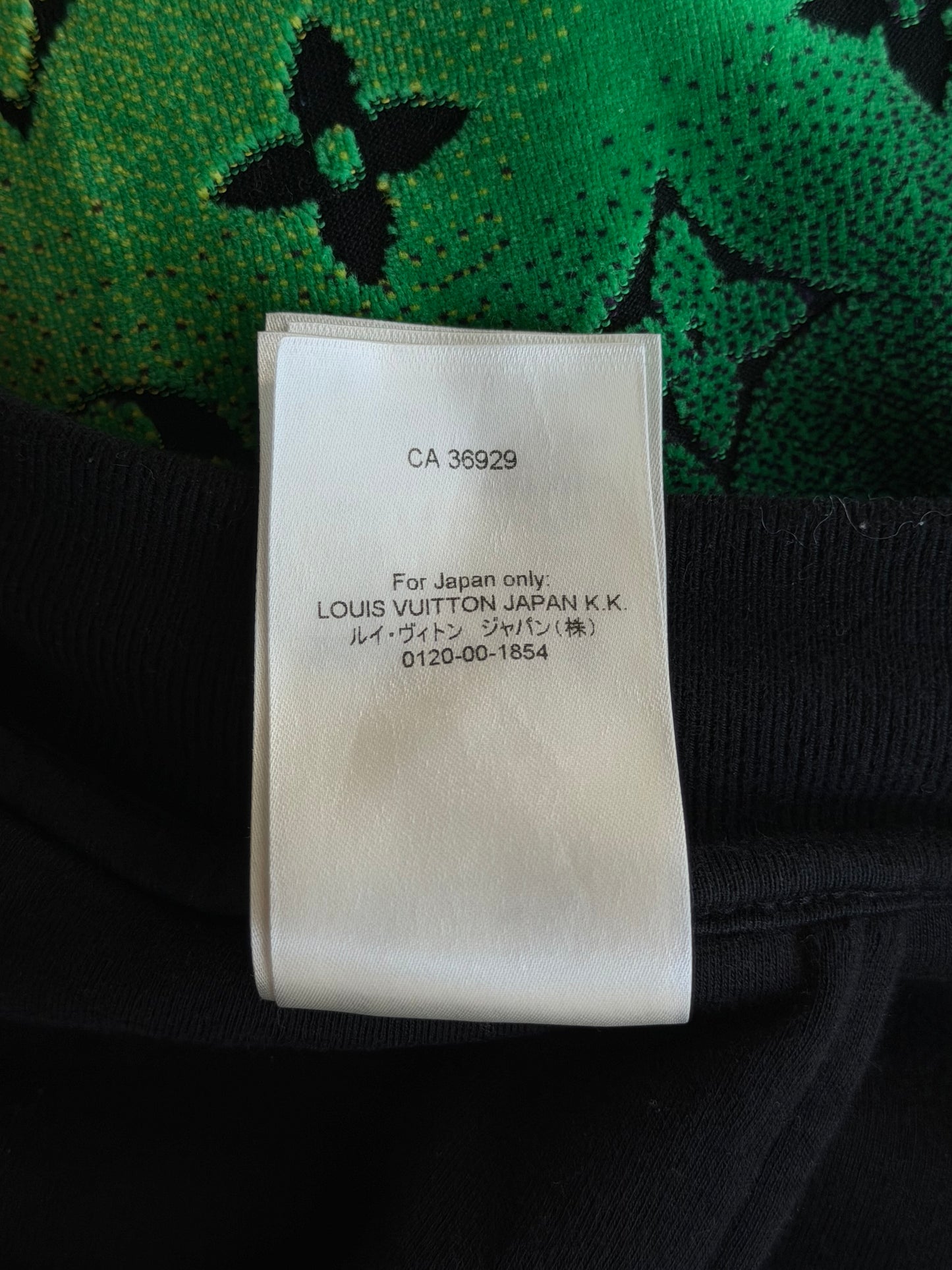Louis Vuitton Green, Black & Yellow Gradient Monogram Velvet Pants