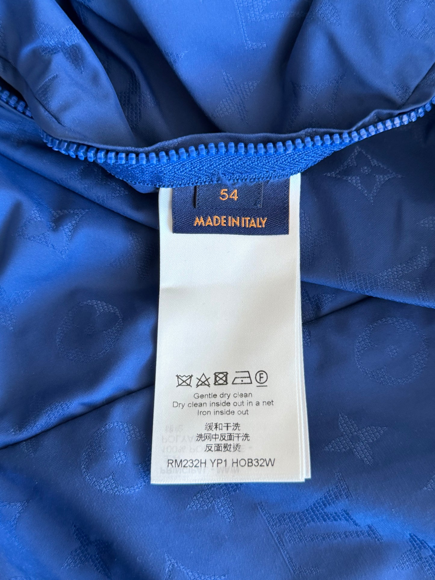Louis Vuitton Yayoi Kusama Blue Monogram Windbreaker