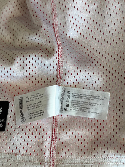 Chrome Hearts Matty Boy Red & White Team Form Reversible Mesh Jersey