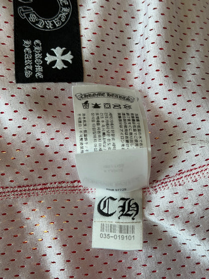 Chrome Hearts Matty Boy Red & White Team Form Reversible Mesh Jersey